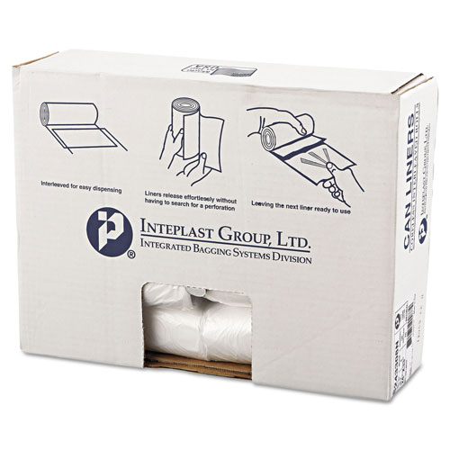 InteplastPitt High-Density Commercial Can Liners, 16 gal, 8 microns, 24