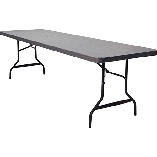 Iceberg IndestrucTable Commercial Folding Table - Charcoal - 96" x 30"