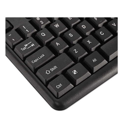 Innovera Slimline Keyboard, USB, Black