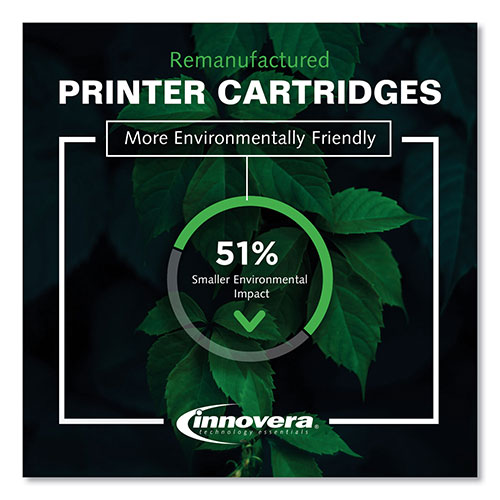 Innovera Remanufactured Black Toner Cartridge, Replacement for HP 53A (Q7553A), 3,000 Page-Yield