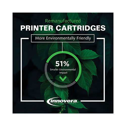 Innovera Remanufactured Yellow Toner Cartridge, Replacement for HP 124A (Q6002A), 2,000 Page-Yield