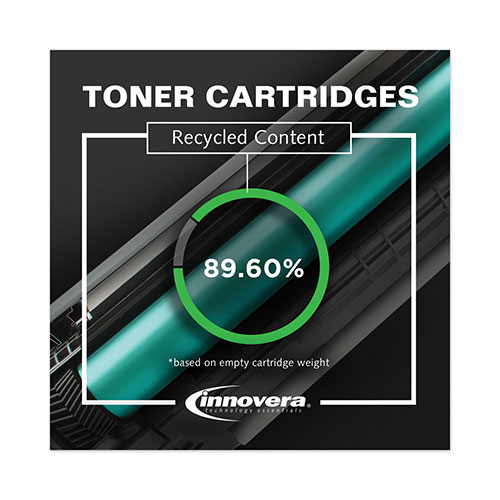 Innovera Remanufactured Black Toner Cartridge, Replacement for Oki B411 (44574701), 4,000 Page-Yield