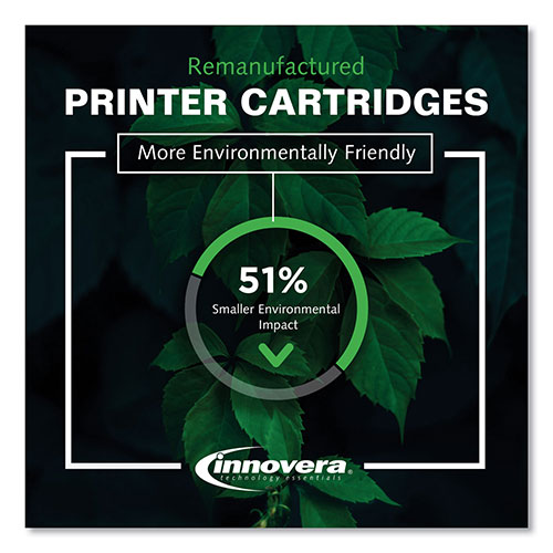 Innovera Remanufactured Yellow Toner Cartridge, Replacement for HP 125A (CB542A), 1,400 Page-Yield