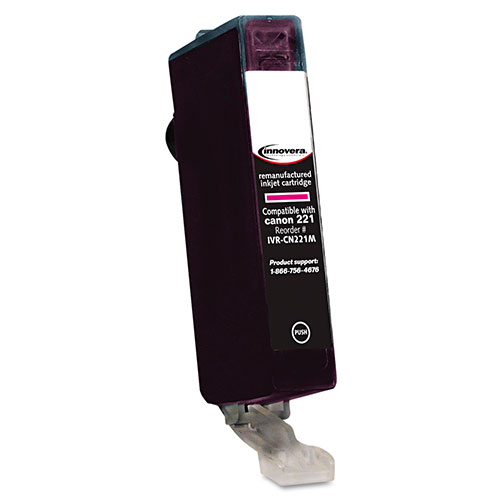 Innovera Remanufactured Magenta Ink, Replacement For Canon CLI-221M (2948B001), 530 Page Yield