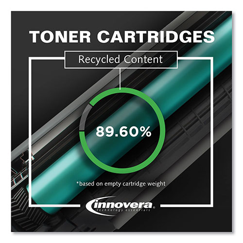Innovera Remanufactured Black High-Yield Toner Cartridge, Replacement for Lexmark MS310 (50F0HA0/50F1H00), 5,000 Page-Yield