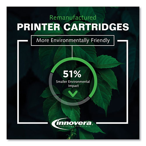 Innovera Remanufactured Black Toner Cartridge, Replacement for Brother TN420, 1,200 Page-Yield
