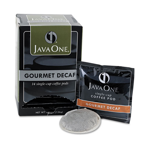 Java Trading Company Java One 30210 Single Cup Coffee Pods, Columbian Decaf