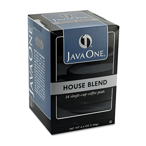 Java One™ Coffee Pods, House Blend, Single Cup, 14/Box