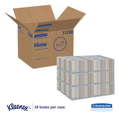 Kleenex Ultra Soft Hand Towels, POP-UP Box, White, 70/Box, 18 Boxes/Carton