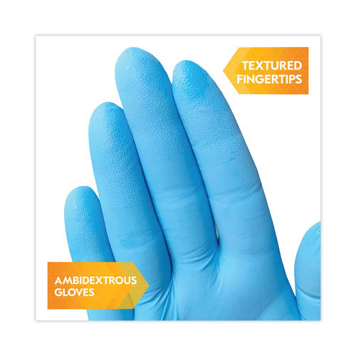 KleenGuard™ G10 Comfort Plus Blue Nitrile Gloves, Light Blue, Small, 1,000/Carton