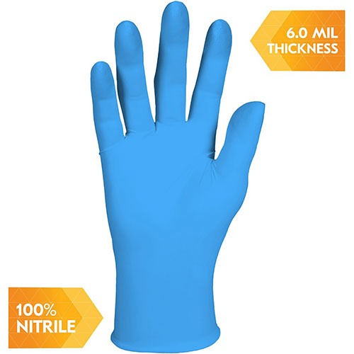 KleenGuard™ G10 Blue Nitrile Gloves - Small Size - Blue - 100 / Box