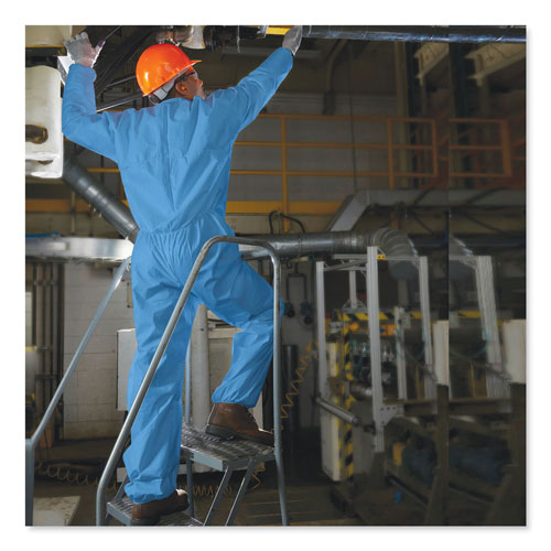 KleenGuard™ A20 Coveralls, MICROFORCE Barrier SMS Fabric, Blue, 2X-Large, 24/Carton