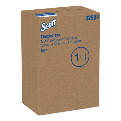 Scott® Electronic Skin Care Dispenser, 1200mL, 7.29 x 11.69 x 4, Black