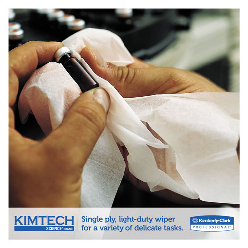 Kimtech™ Kimwipes Delicate Task Wipers, 1-Ply, 14 7/10 x 16 3/5, 140/Box, 15 Boxes/Carton