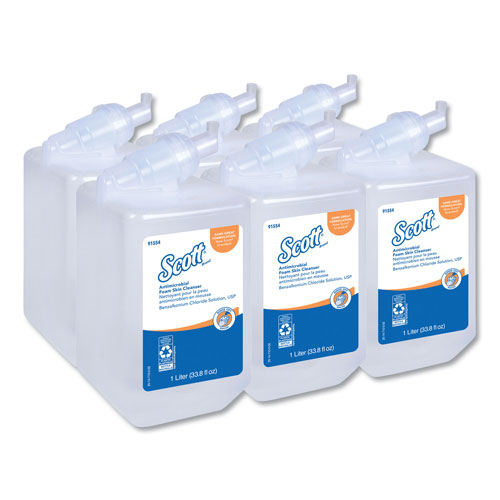 Scott® Control Antimicrobial Foam Skin Cleanser, Fresh Scent, 1000 mL Bottle