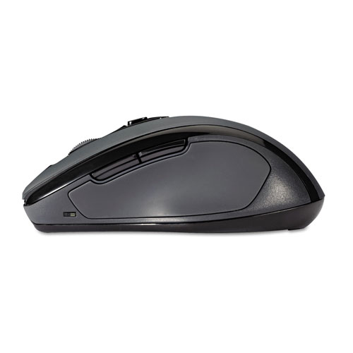 Kensington Pro Fit Mid-Size Wireless Mouse, 2.4 GHz Frequency/30 ft Wireless Range, Right Hand Use, Gray