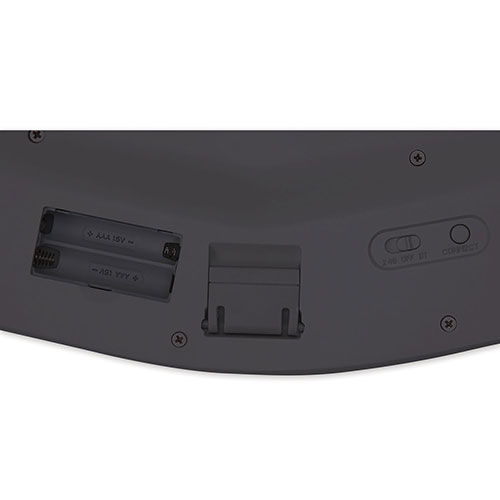 Kensington Pro Fit Ergo Wireless Keyboard, 18.98 x 9.92 x 1.5, Black