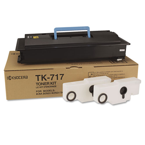 Kyocera TK717 Toner, 34000 Page-Yield, Black
