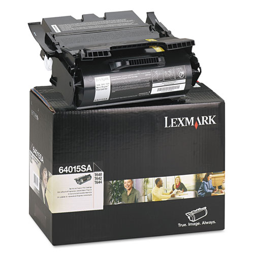 Lexmark 64015SA Return Program Toner, 6000 Page-Yield, Black