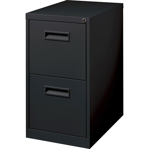 Lorell File/File Pedestal, 15"x23"x28", Black