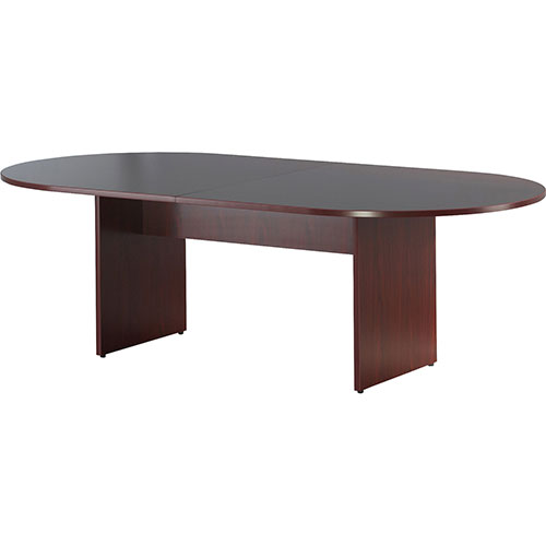 Lorell Oval Conference Tabletop, 48"x96"x1-1/4", Mahogany