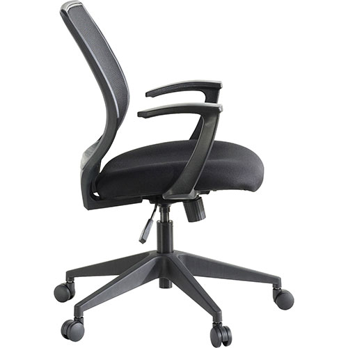 Lorell Executive Mid-back Work Chair, Black