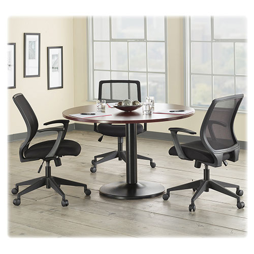 Lorell 87000 Series Conference Table Top, 48"D, Mahogany