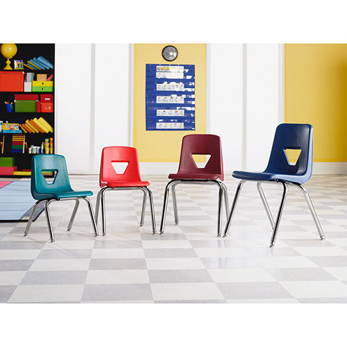 Lorell Stacking Student Chair, 18-3/4