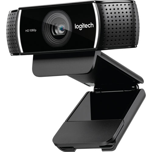 Logitech C922 Webcam - 2 Megapixel - 60 fps - USB 2.0 - 1920 x 1080 Video - Auto-focus - Microphone - Computer, Smartphone
