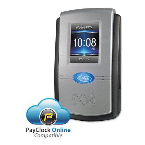 Lathem Time PC700 Online WiFi TouchScreen Time & Attendance System, Gray