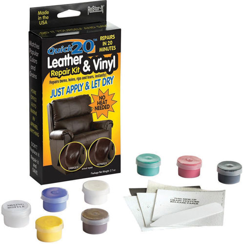Master Caster Leather and Vinyl Repair Kit, Assorted