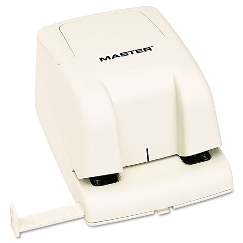 Master Products Electric Two-Hole Punch, 10-Sheet Capacity