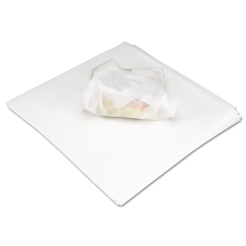 Marcal Deli Wrap Dry Waxed Paper Flat Sheets, 12 x 12, White, 5000/Carton