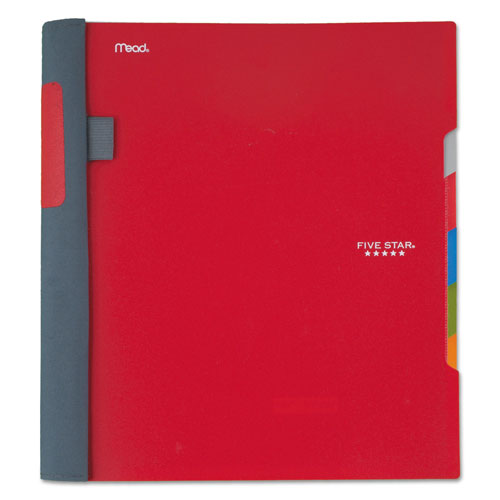 Mead Advance Wirebound Notebook, 5 Subjects, Medium/College Rule, Assorted Color Covers, 11 x 8.5, 200 Sheets