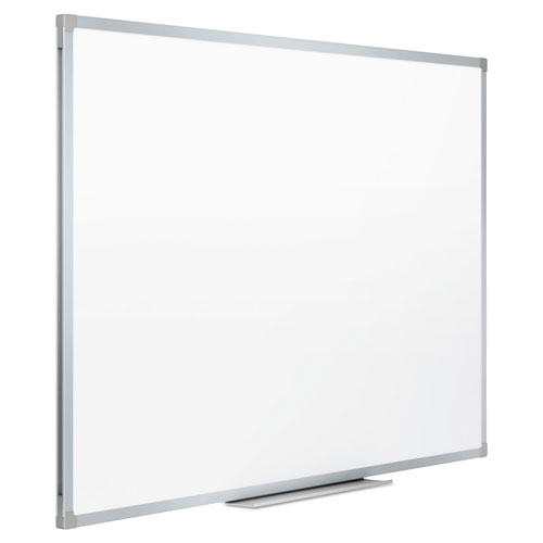 Mead Dry-Erase Board, Melamine Surface, 48 x 36, Silver Aluminum Frame