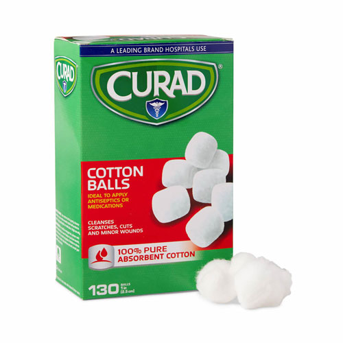 Curad Sterile Cotton Balls, 1