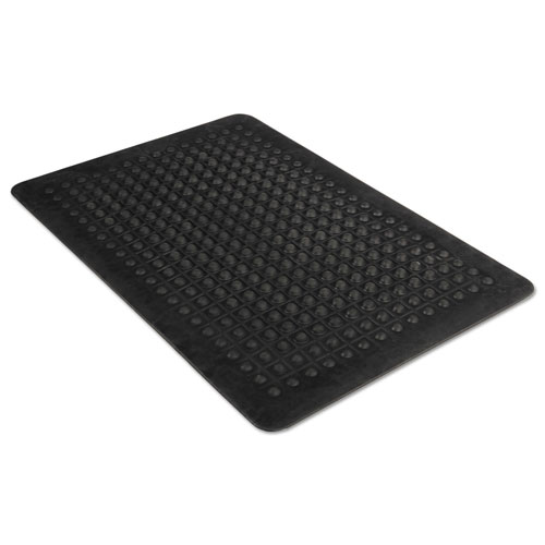 Millennium Mat Company Flex Step Rubber Anti-Fatigue Mat, Polypropylene, 36 x 60, Black