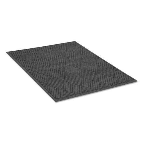 Guardian EcoGuard Diamond Floor Mat, Rectangular, 48 x 96, Charcoal