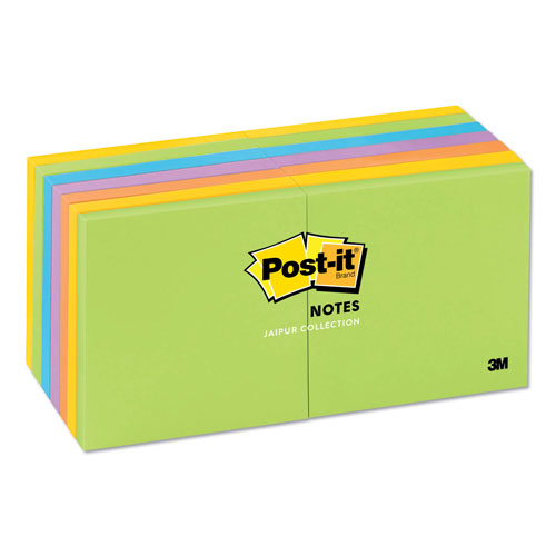 Post-it® Original Pads in Floral Fantasy Collection Colors, Value Pack, 3