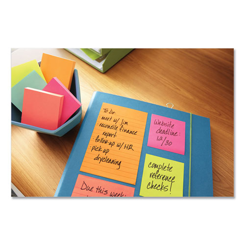 Post-it® Original Pads in Poptimistic Colors, Cabinet Pack, 3 x 3, 100 Sheets/Pad, 18 Pads/Pack