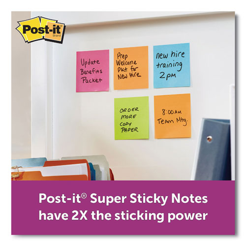 Post-it® Pads in Energy Boost Collection Colors, Cabinet Pack, 3