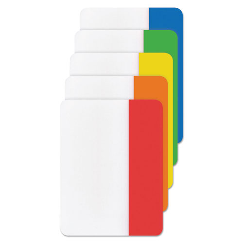 Post-it® Tabs, 1/5-Cut Tabs, Assorted Primary Colors, 2