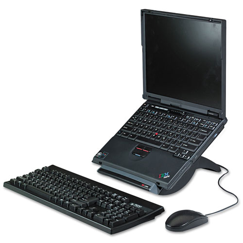 3M Vertical Notebook Computer Riser with Cable Management, 9