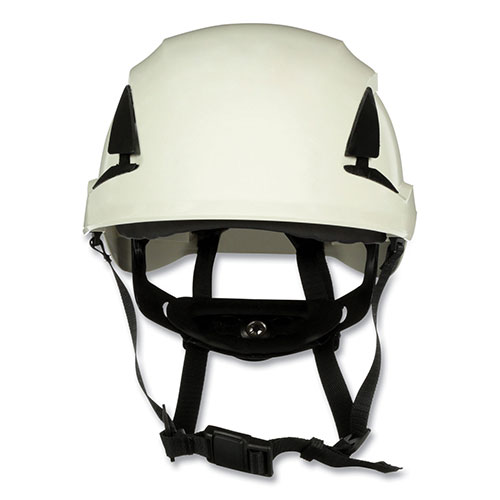 3M SecureFit X5000 Series Safety Helmet, 6-Point Pressure Diffusion Ratchet Suspension, White