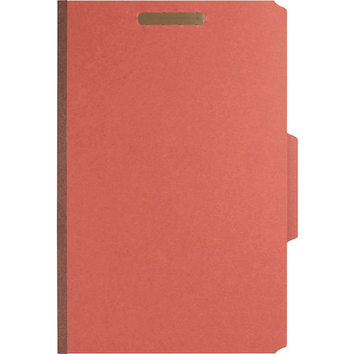 Nature Saver 01054 Classification Folder, Legal, 2 Partitions, Red