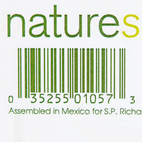 Nature Saver Classification Folder, Letter, Recycled, 2-Div, 10/BX, GYGN