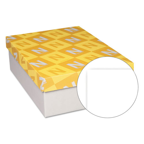 Neenah Paper CLASSIC CREST #10 Envelope, Commercial Flap, Gummed Closure, 4.13 x 9.5, Avon Brilliant White, 500/Box