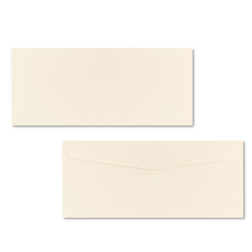 Neenah Paper CLASSIC CREST #10 Envelope, Commercial Flap, Gummed Closure, 4.13 x 9.5, Baronial Ivory, 500/Box