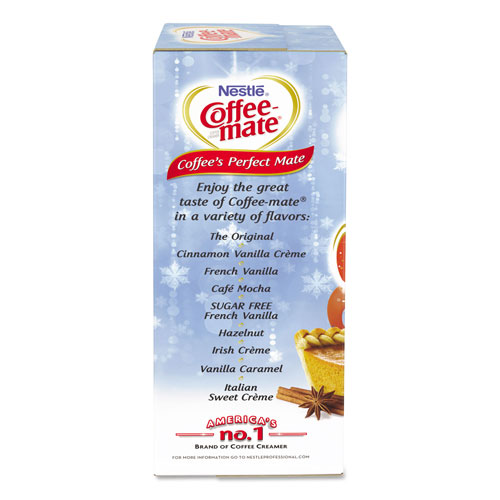 Nestle Liquid Coffee Creamer, Pumpkin Spice, 0.375 oz Mini Cups, 50/Box, 4 Box/Carton