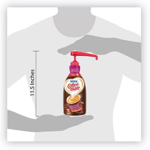 Nestle Liquid Creamer Pump Bottle, Salted Caramel Chocolate, 1.5 Liter